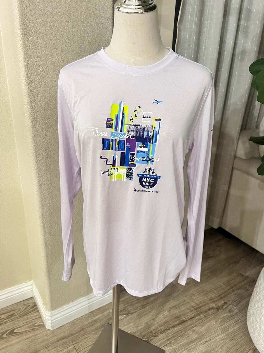 New Balance United Airlines NYC Half 2026 Long Sleeve  Size M